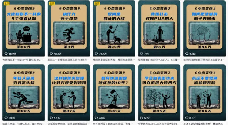 AI心理学赛道视频制作教学，撸抖音精选独家收益，接商单收徒，90W粉丝博主+50W粉丝博主双教程-33资源网