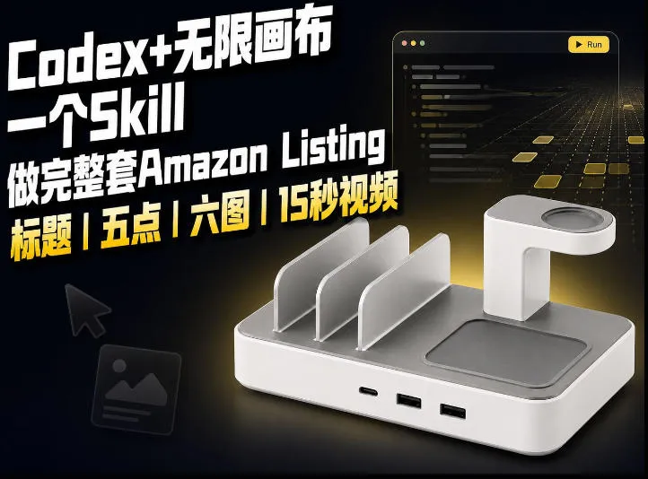 我用一个Codex Skill做完Amazon Listing:标题、五点、六图和视频全流程-33资源网