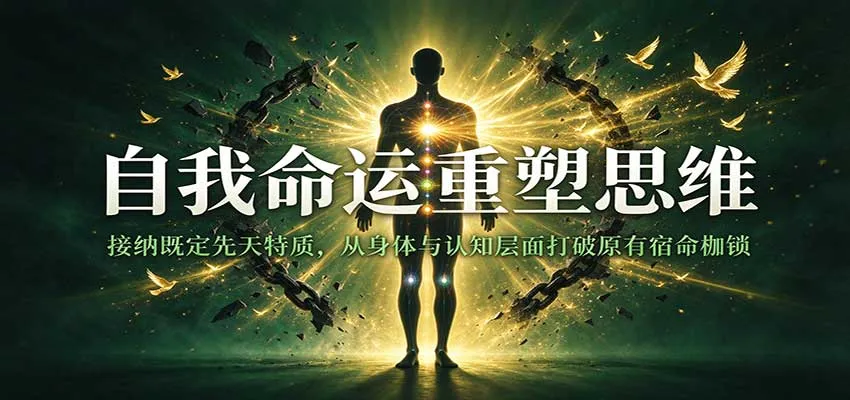 自我命运重塑思维:接纳既定先天特质,从身体与认知层面打破原有宿命枷锁-33资源网
