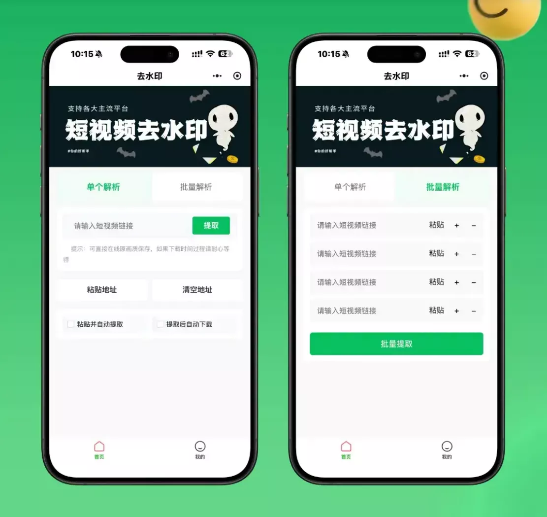 2026最新去水印小程序源码 v1.6.5 带流量主-33资源网