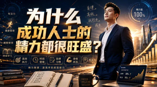 付费文章:为什么成功人士的精力都很旺盛?-33资源网