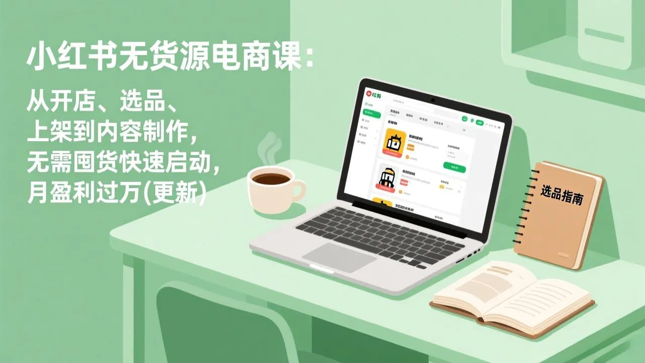 小红书无货源电商课(5月12更新-33资源网