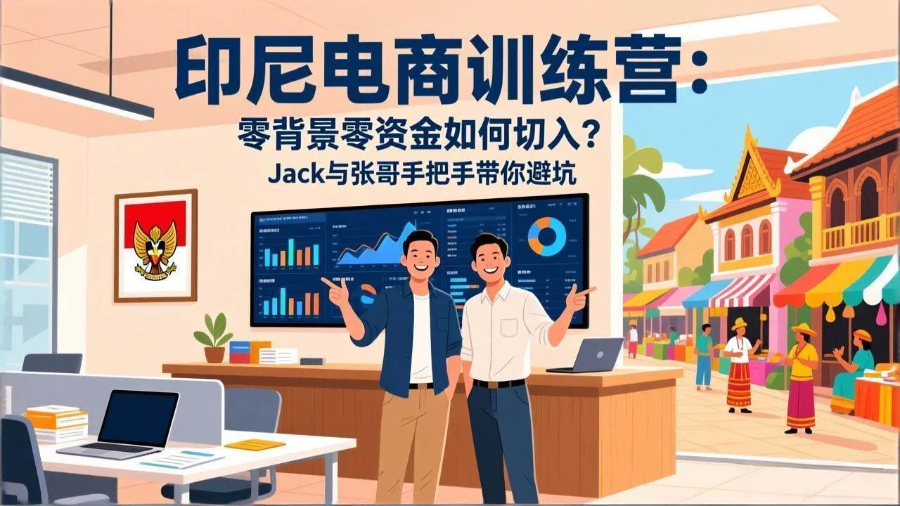 （17533期）印尼电商训练营：零背景零资金如何切入？Jack与张哥手把手带你避坑-33资源网