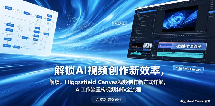 解锁AI视频创作新效率，Higgsfield Canvas视频制作新方式详解，AI工作流重构视频制作全流程-33资源网