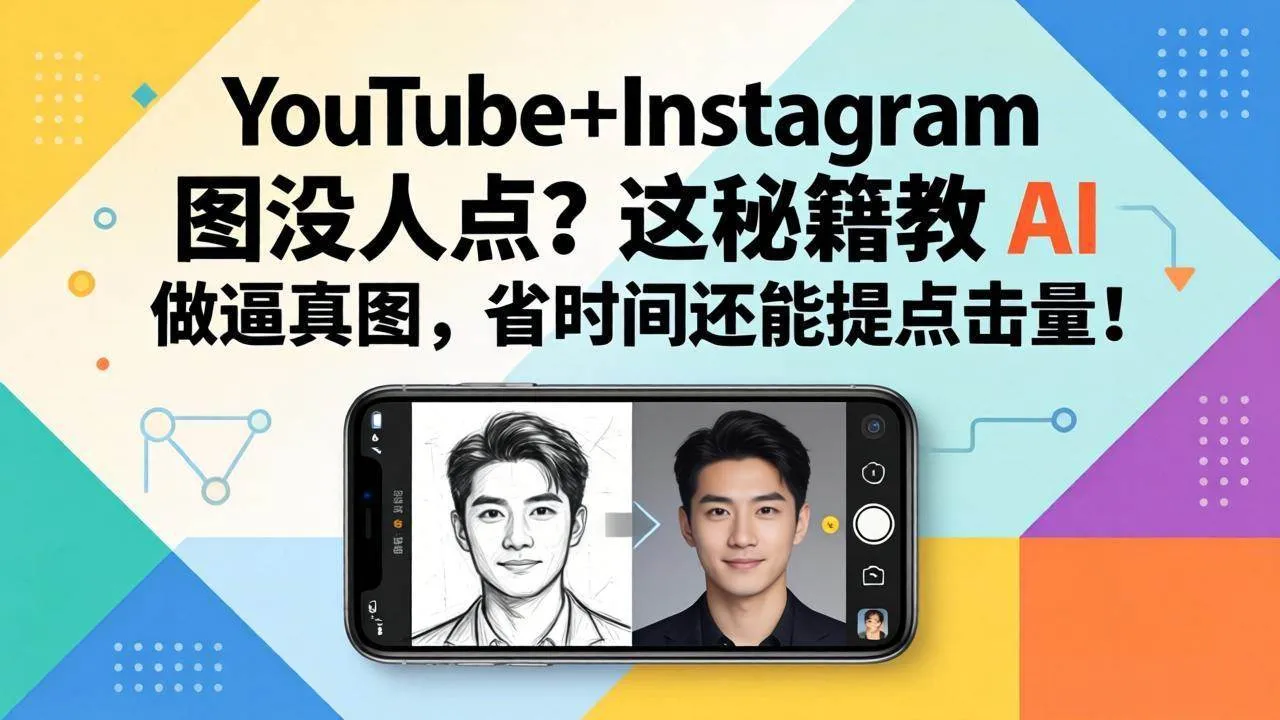 （17911期）YouTube+Instagram 图没人点？这秘籍教 AI 做逼真图，省时间还能提点击量-33资源网