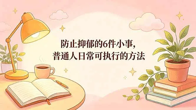 （18385期）付费文章：防止抑郁的6件小事，普通人日常可执行的方法-33资源网