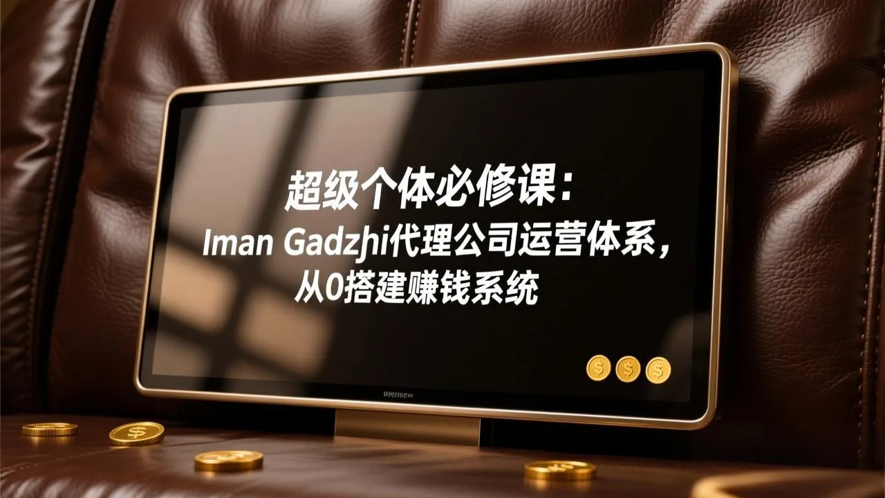 超级个体必修课：Iman Gadzhi代理公司运营体系，从0搭建赚钱系统-33资源网