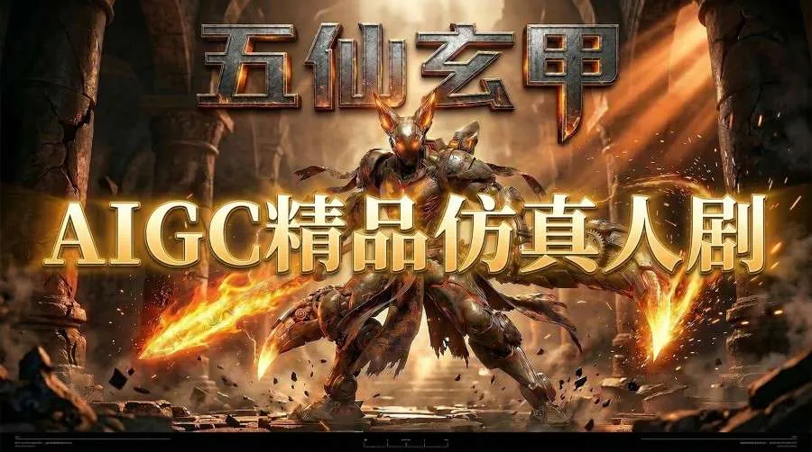 AIGC精品仿真人短剧教学，以五仙玄甲风为例展示保姆级实操教学-33资源网