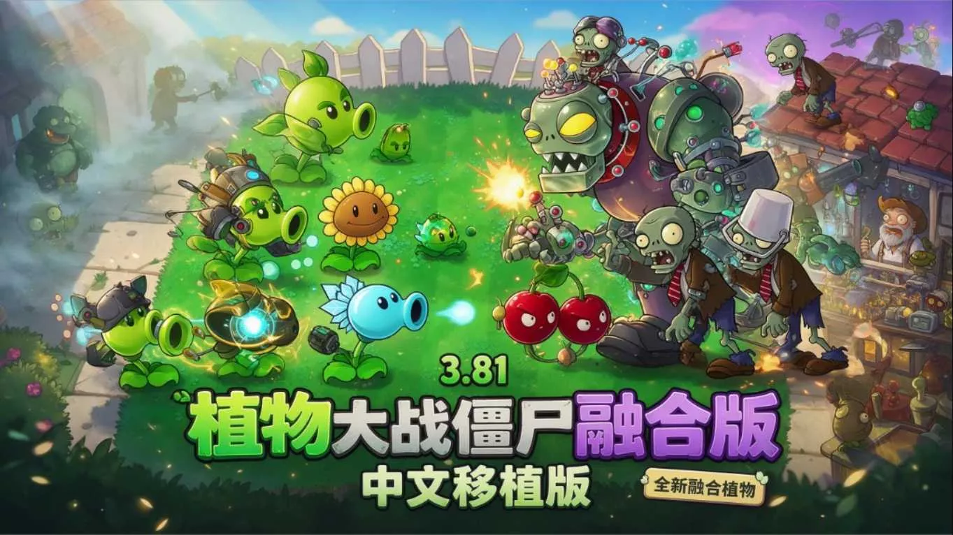 【移植游戏】植物大战僵尸融合版3.81中文版 移植游戏 【移植游戏】植物大战僵尸融合版3.81中文版 移植游戏