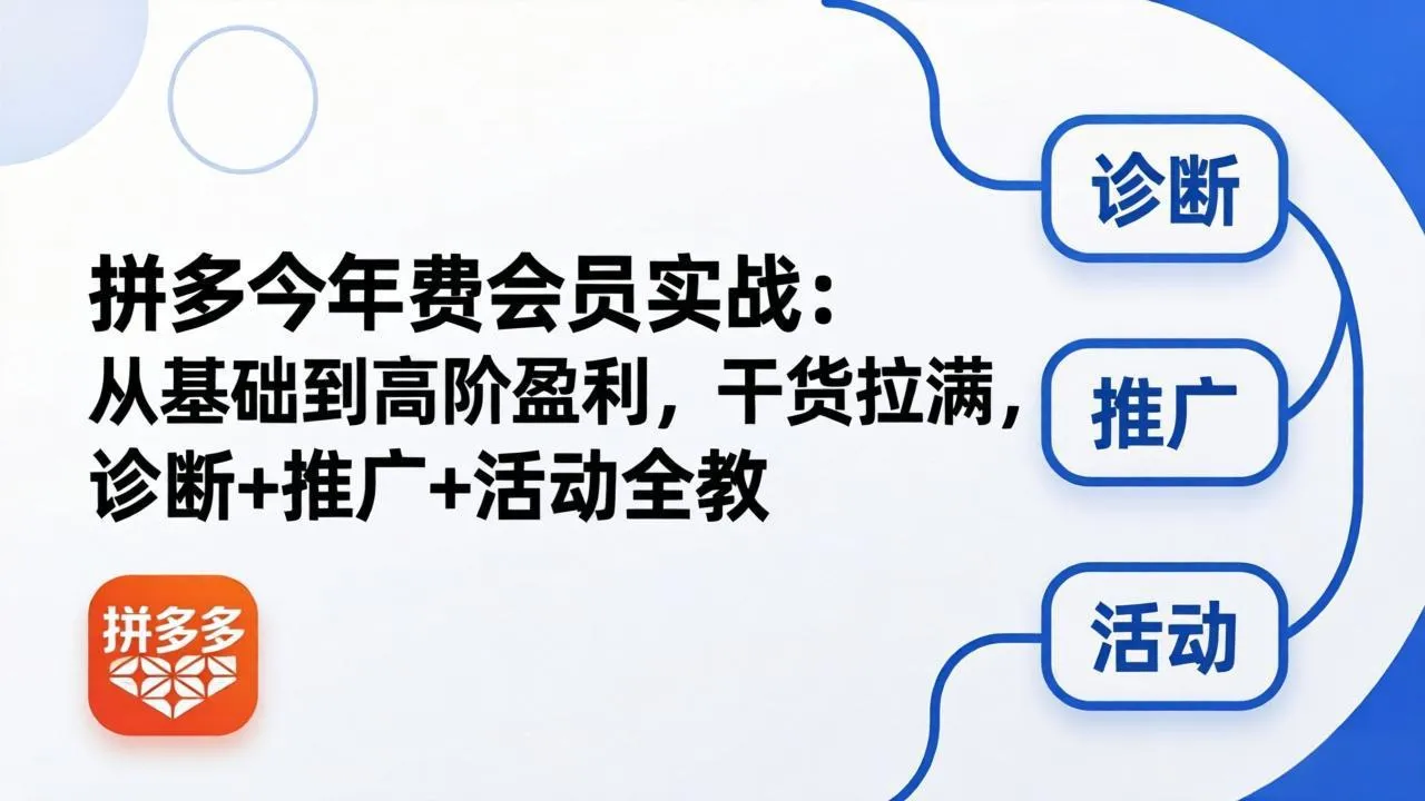 拼多多年费会员实战(更新26年5月11-33资源网