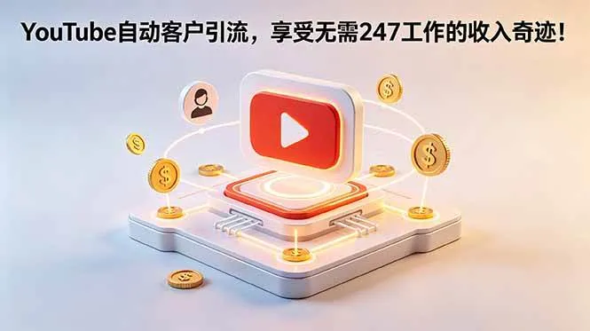 （18658期）YouTube 自动客户引流，享受无需 247 工作的收入奇迹！【原创双语字幕】-33资源网