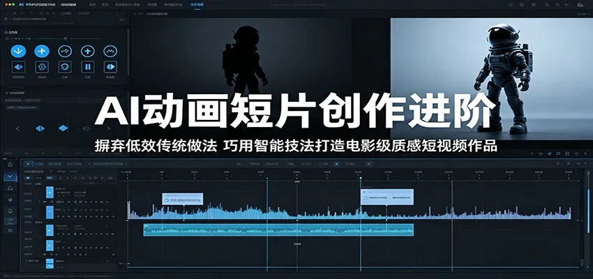 AI动画短片创作进阶：摒弃低效传统做法，巧用智能技法打造电影级质感短视频作品-33资源网