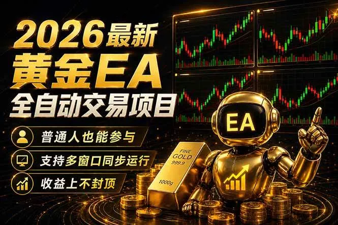 （18230期）最新黄金EA量化赛道，全程自动执行，多窗口操作直接放大结果-33资源网