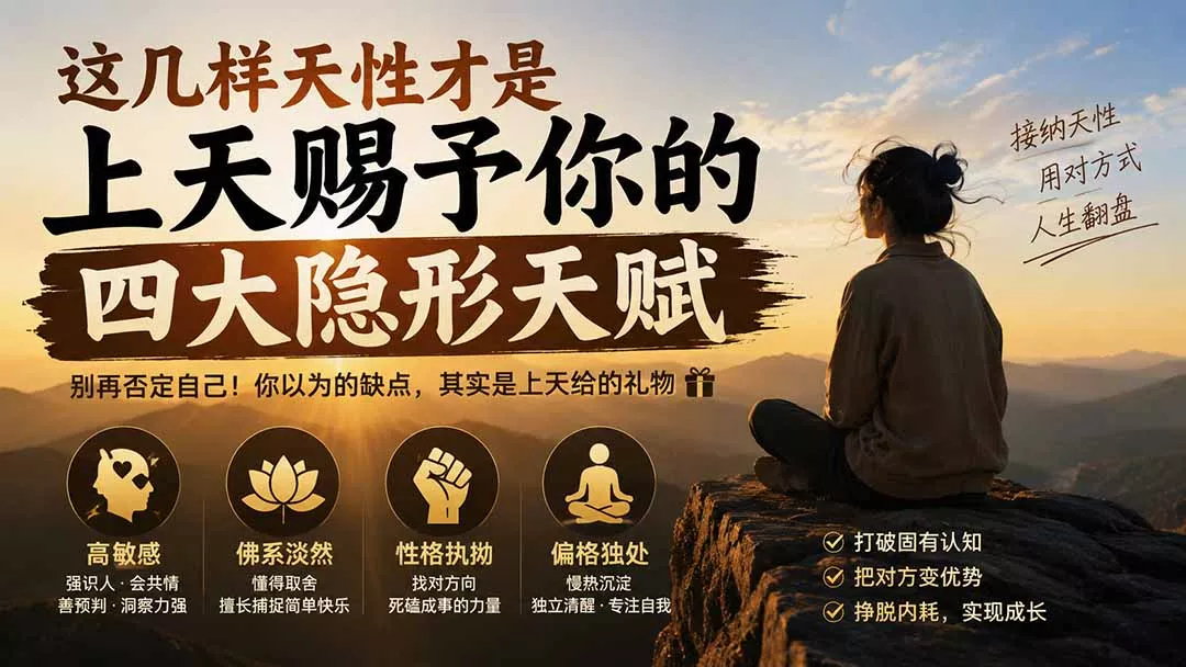付费文章：这几样天性才是上天赐予你的四大隐形天赋-33资源网