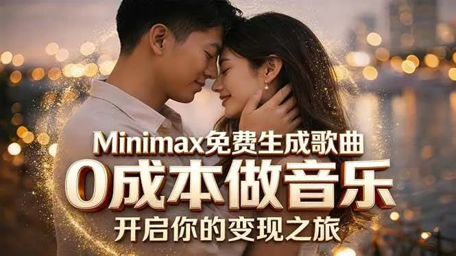 （18401期）Minimax免费生成歌曲实测！0成本做音乐，说唱流行Lofi一键生成-33资源网