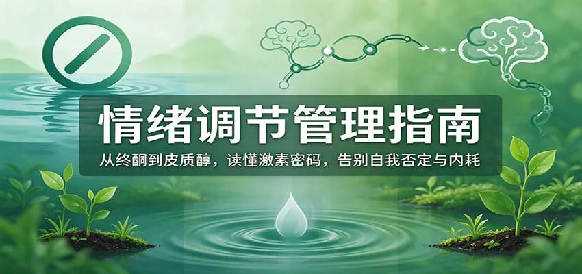 情绪调节管理指南:从睾酮到皮质醇,读懂激素密码,告别自我否定与内耗-33资源网
