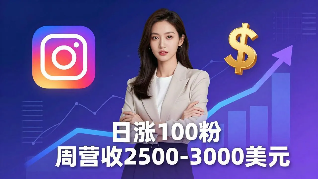 想做数字产品？Sheri亲授：日涨100粉、每周2500至3000美元的营收，Instagram躺着赚-33资源网