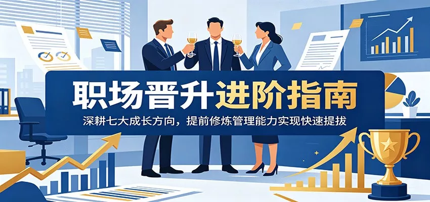 职场晋升进阶指南：深耕七大成长方向，提前修炼管理能力实现快速提拔-33资源网