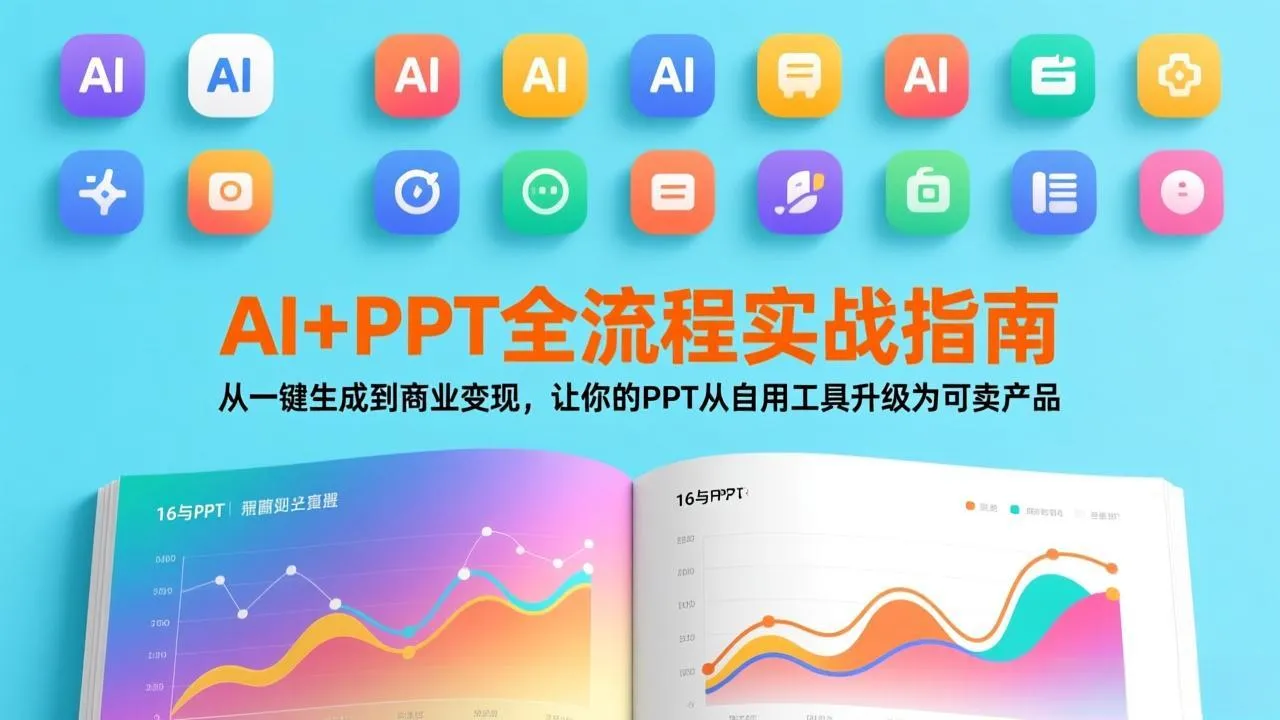 AI+PPT全流程实战指南：从一键生成到商业变现，让你的PPT从自用工具升级为可卖产品-33资源网
