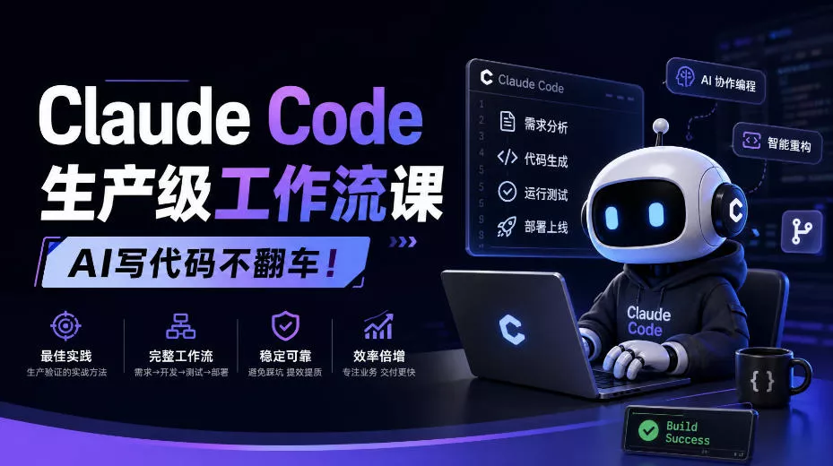 Claude Code生产级工作流课,AI写代码不翻车!【原创双语字幕】-33资源网