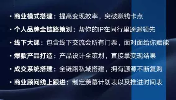 个人IP全域商业变现实战课 (无水印-33资源网