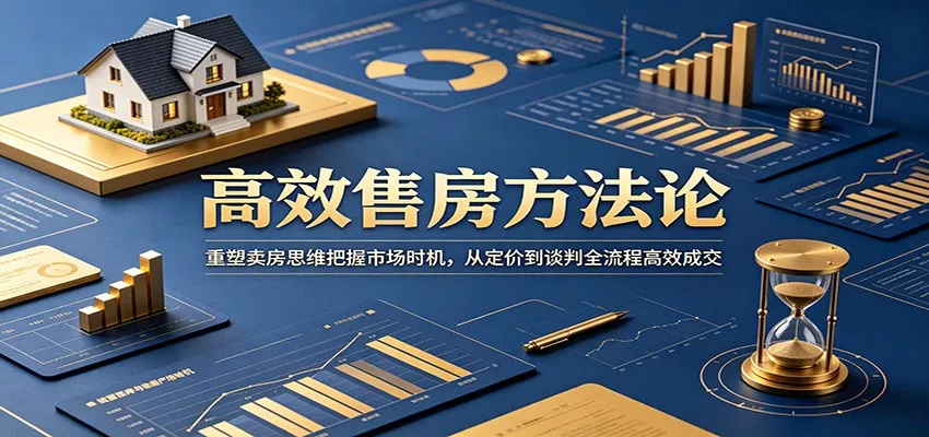 高效售房方法论:重塑卖房思维把握市场时机,从定价到谈判全流程高效成交-33资源网