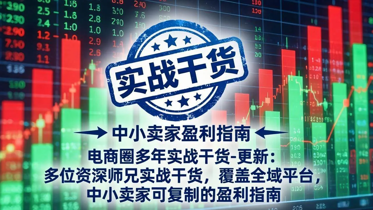 （17892期）电商圈多年实战干货-更新4月：多位资深师兄实战干货，覆盖全域平台，中小卖家可复制的盈利指南-33资源网