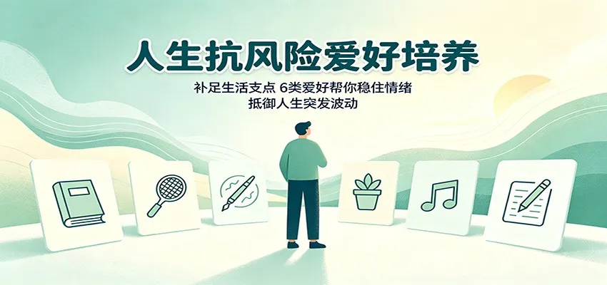 人生抗风险爱好培养:补足生活支点,6类爱好帮你稳住情绪,抵御人生突发波动-33资源网