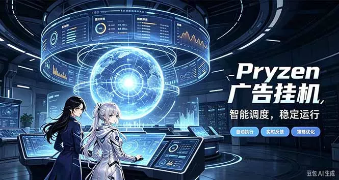 Pryzen广告全自动挂机给自己一个交代，门槛低，零基础小白也可以快速上手-33资源网