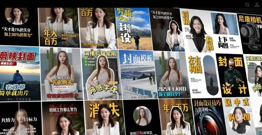 （20063期）【剪映模板】100款剪映高级感万能行业短视频封面字幕排版预设视频花字剪辑模版-33资源网