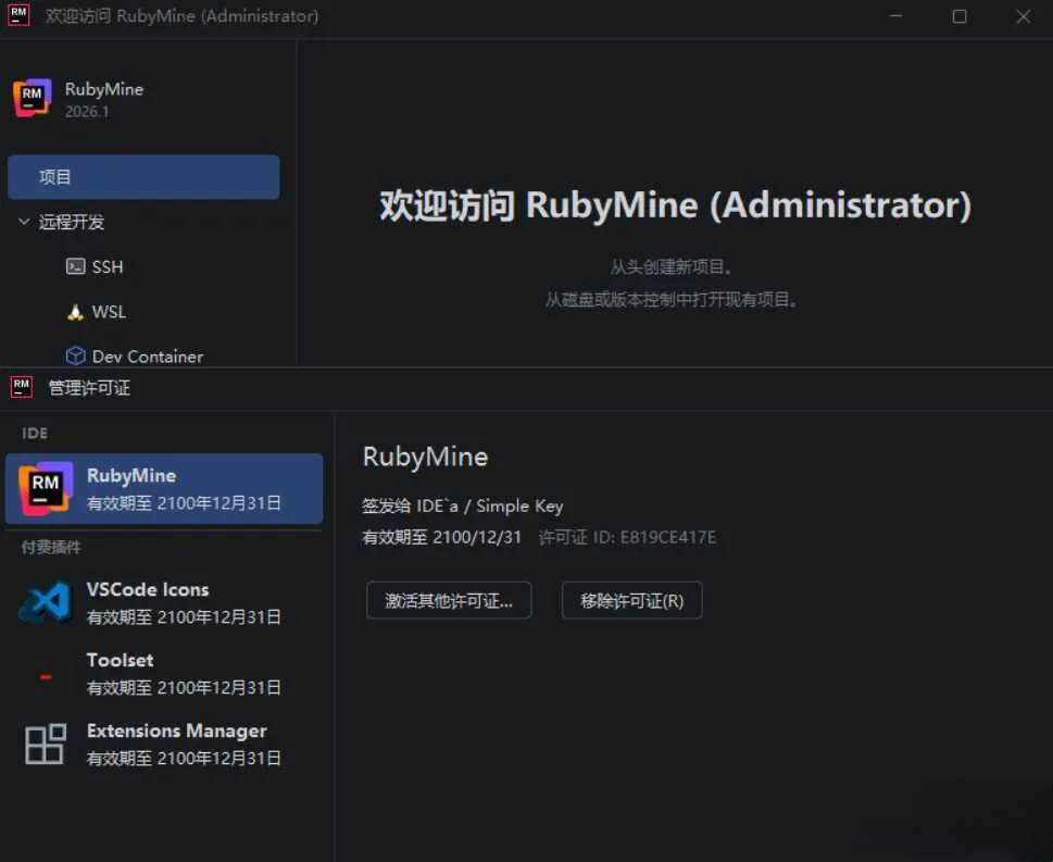 RubyMine v2026.1.2 高级版-33资源网