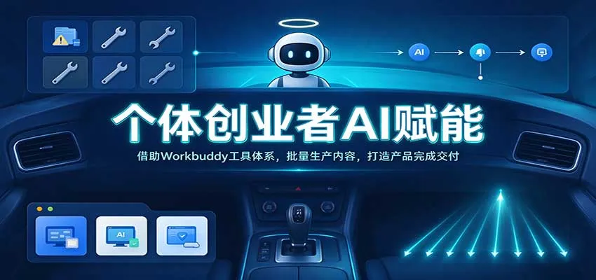 个体创业者AI赋能:借助Workbuddy工具体系,批量生产内容,打造产品完成交付-33资源网