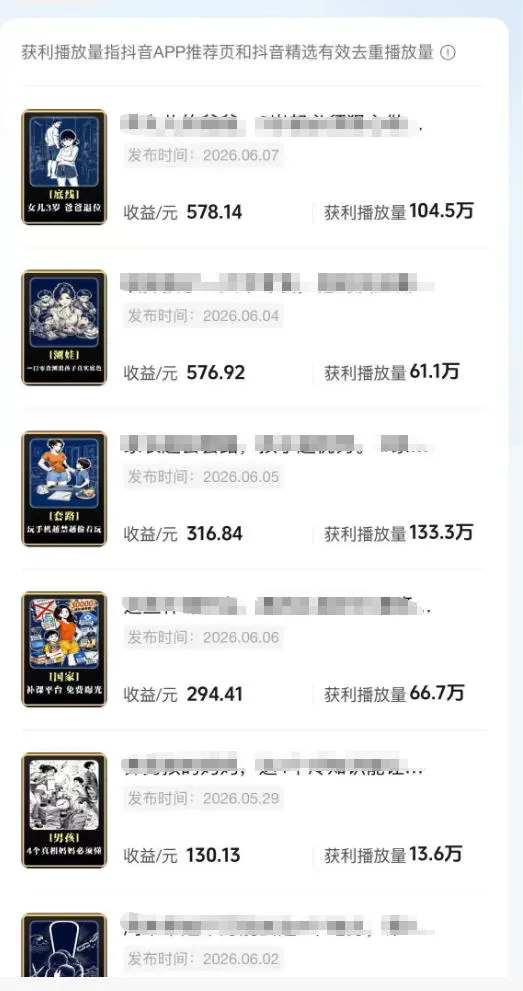 抖音某博主的育儿Ai视频全流程0-1实操，伙伴计划+分成计划+商单收徒等多种收益，日入300+-33资源网