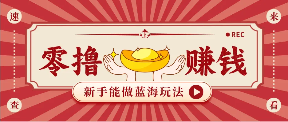 新手也能变现的蓝海玩法，一个人人能做的项目，需求量极大日入300+！-33资源网