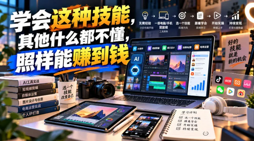 某公众号付费文章:学会这种技能,其他什么都不懂,照样能賺到钱-33资源网
