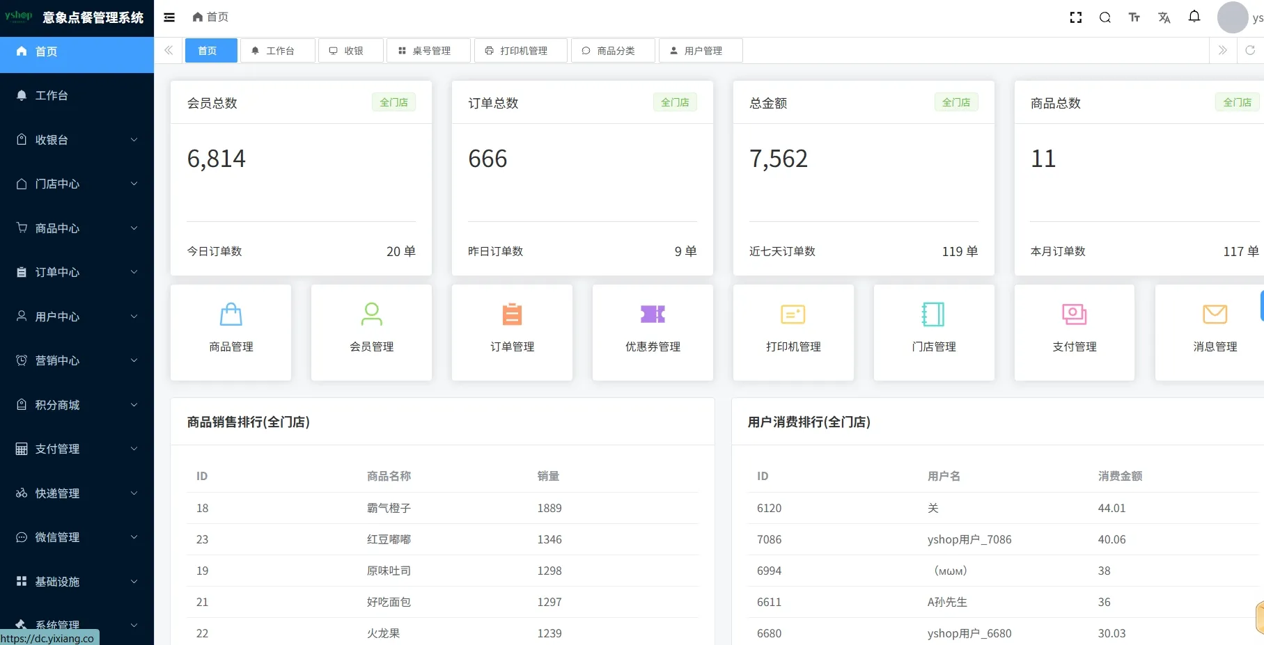 小程序_意象桌面扫码点餐系统_开源【可商用】-33资源网