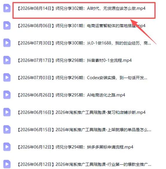 (20012期)电商圈多年实战干货-更新2026:多位资深师兄实战干货/覆盖全域平台,中小卖家可复制的盈利指南 (20012期)电商圈多年实战干货-更新2026:多位资深师兄实战干货/覆盖全域平台,中小卖家可复制的盈利指南